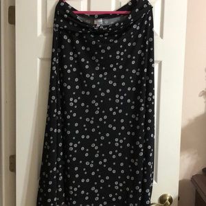 LulaRoe maxi skirt 2xl